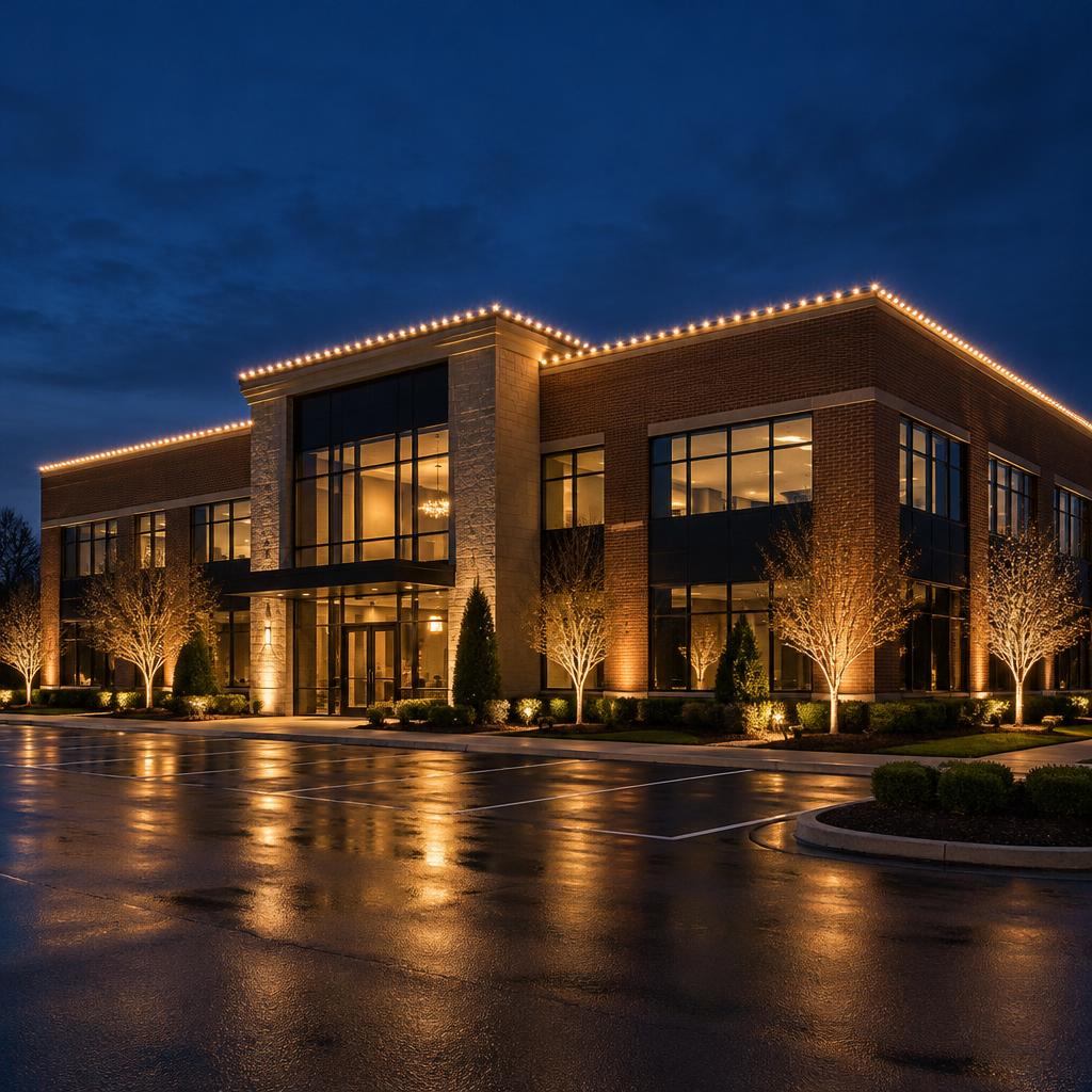 Holiday lighting installation