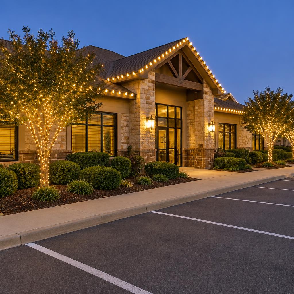 Holiday lighting installation