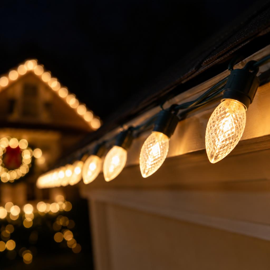 Holiday lighting installation