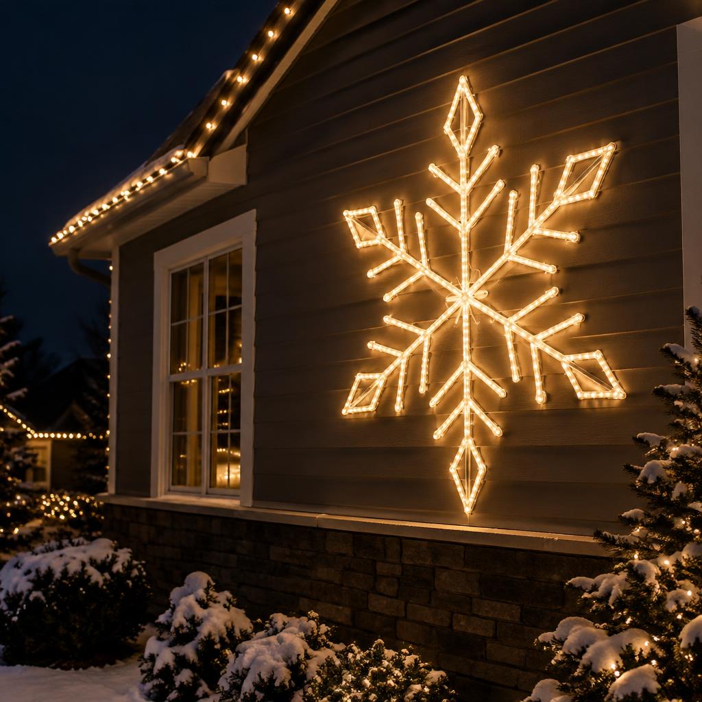 Holiday lighting installation