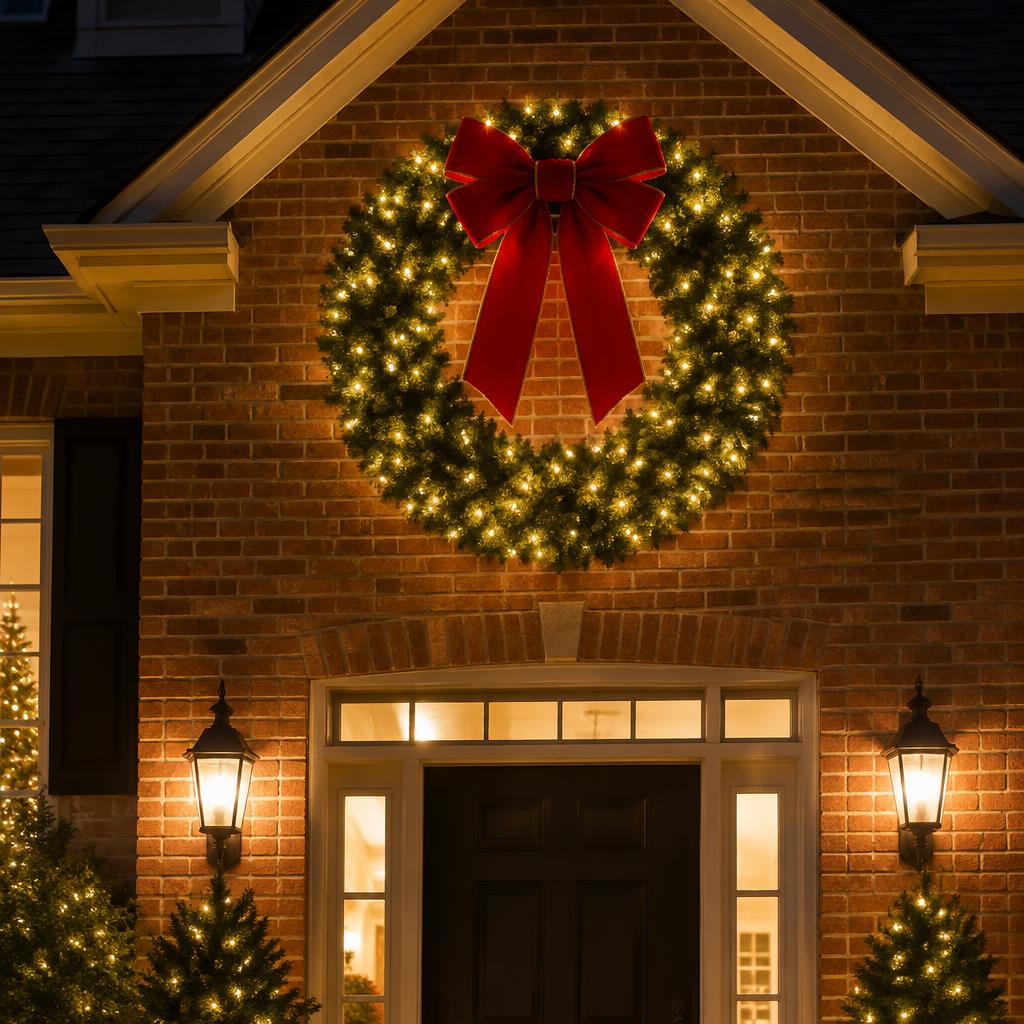 Holiday lighting installation